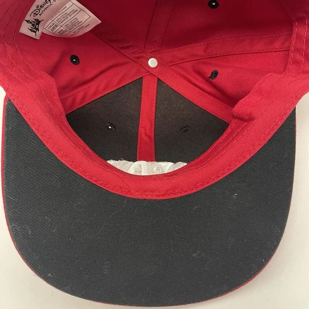 Disney Parks Hat Dead Men Tell No Tales Red Embroidered Snapback Youth Size